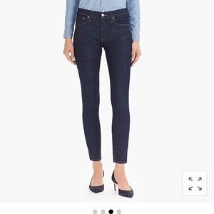 Toothpick j.crew ankle jeans in classic wash.